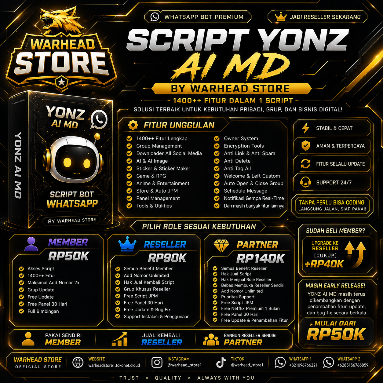 SC + Reseller Yonz Ai MD — WARHEAD STORE