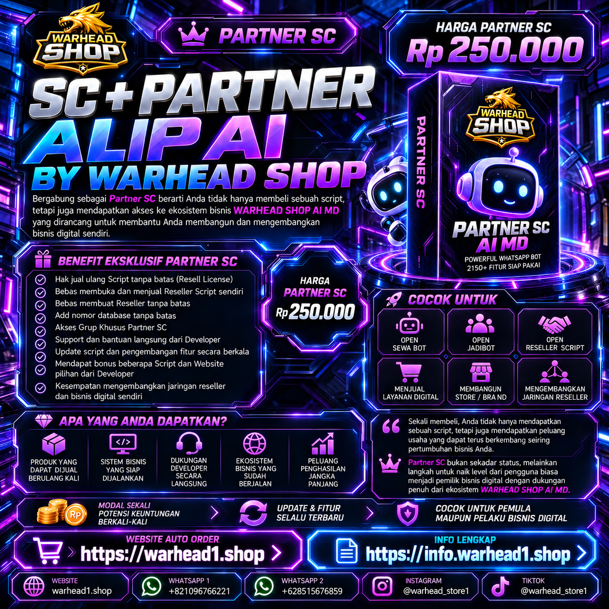 SC + Partner Alip Ai MD — WARHEAD SHOP