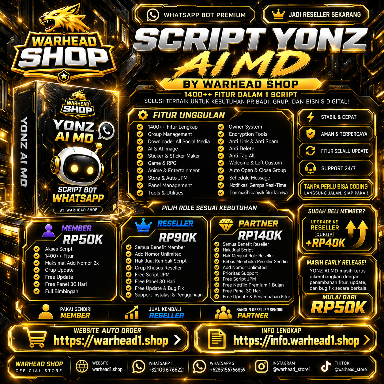 SC + Reseller Yonz Ai MD — WARHEAD SHOP