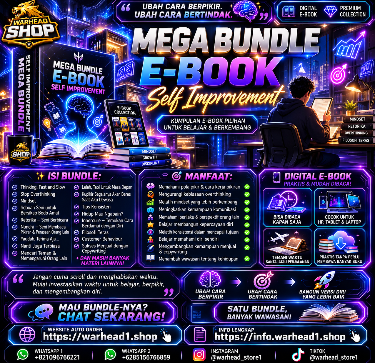 E-Book Self Improvement Mega Bundle [E-BUNDLE]