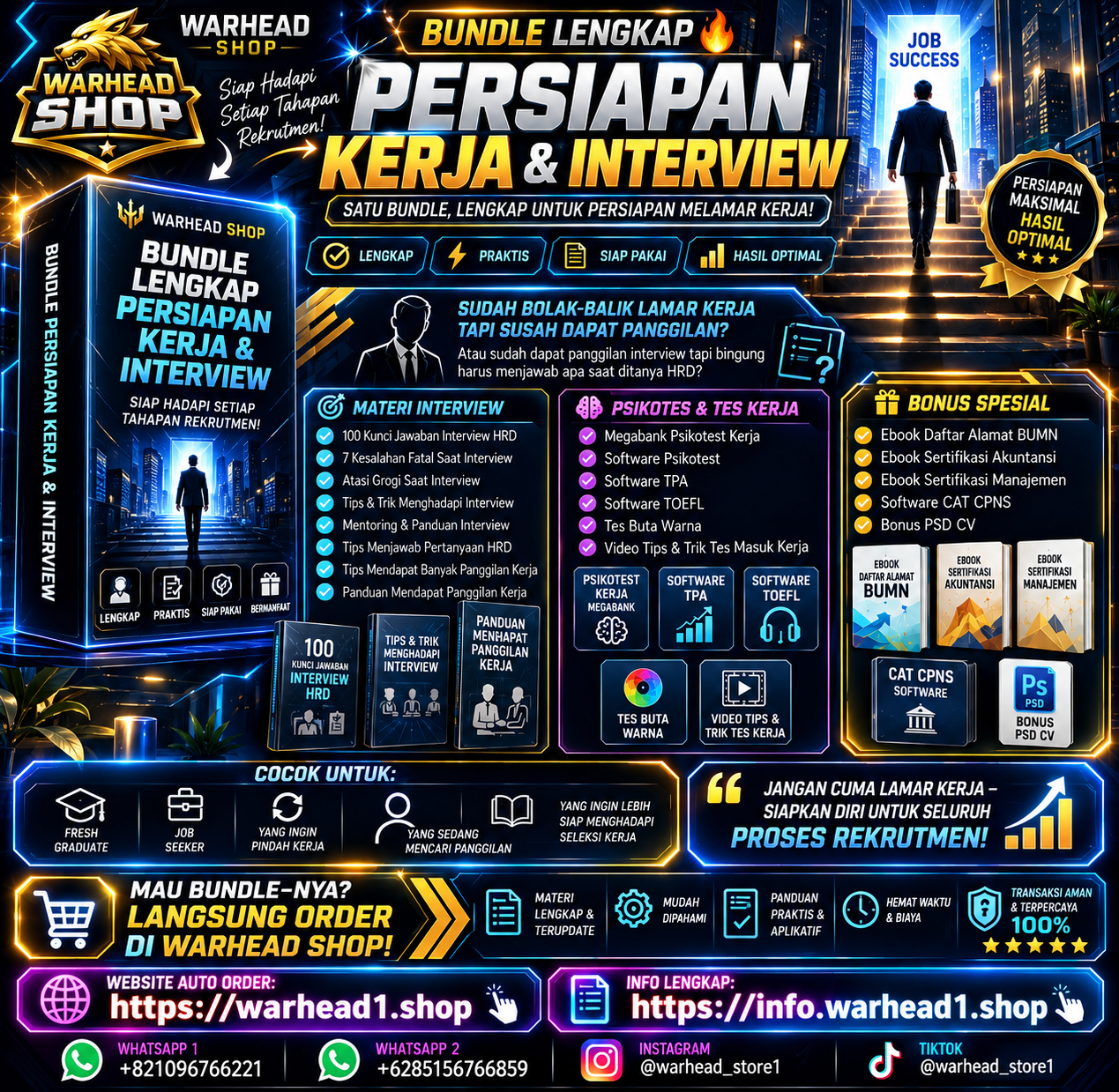 E-Book Persiapan Interview Kerja Mega Bundle [E-BUNDLE]