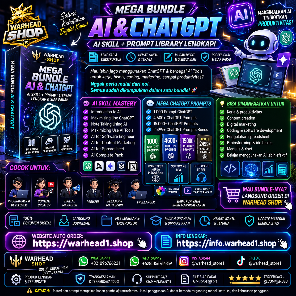 E-Book Chat GPT & Ai Mega Bundle [E-BUNDLE]