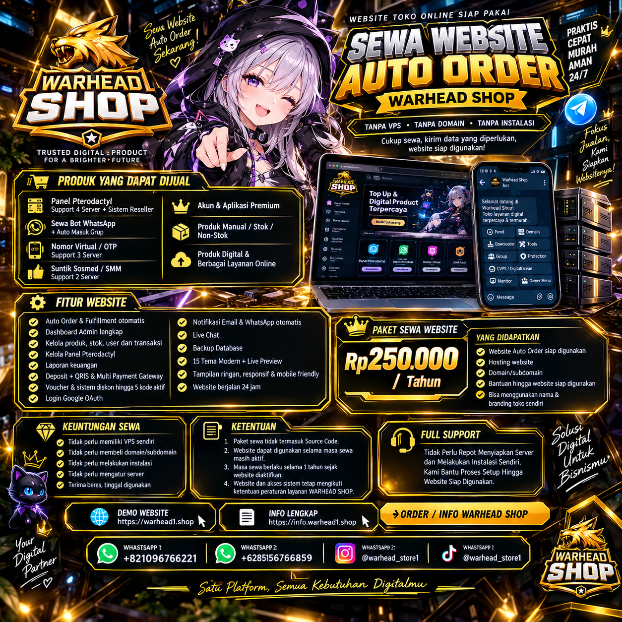 SEWA WEBSITE AUTO ORDER — WARHEAD SHOP