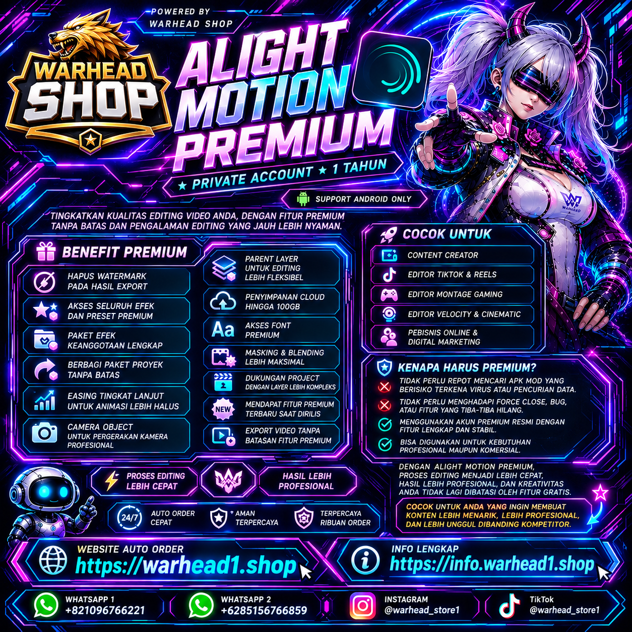 Alight Motion Premium 1 Tahun